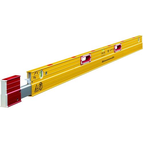 Stabila Niveau à bulle télescopique Type 106 TM, 186-318 cm, avec système d'aimants aux terres rares - 17710