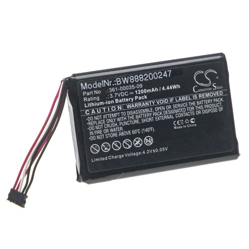 Vhbw Batterie Remplacement Pour Garmin 010-11828-40, 351-00035-09, 361-00035-09 Pour Collier De Dressage De Chien (1200mah, 3,7v, Li-Ion)