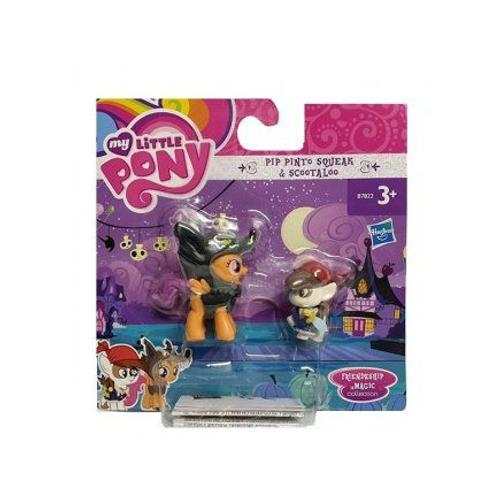 Set My Little Pony Pip Pinto Squeak Et Scootaloo - Collection Amies Magique - Mon Petit Poney - Jouet Fille Nouveaute