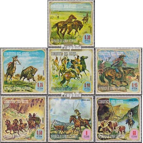 Äquatorialguinea 413-419 (Complète Edition) Neuf Avec Gomme Originale 1974 Le Wilde Ouest