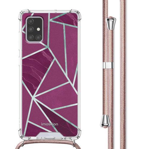 Imoshion Coque Design Avec Cordon Samsung Galaxy A71 Bordeaux Graphic