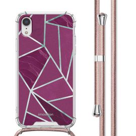 Imoshion Coque Design Avec Cordon Iphone Xr Bordeaux Graphic