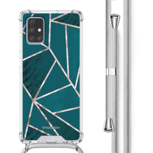 Imoshion Coque Design Avec Cordon Samsung Galaxy A71 Petrol Green Graphic