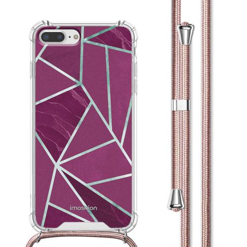 Imoshion Coque Design Avec Cordon Iphone 8 Plus / 7 Plus Bordeaux Graphic