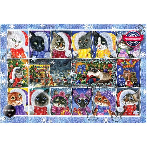 Christmas Cats - Puzzle 1000 Pièces