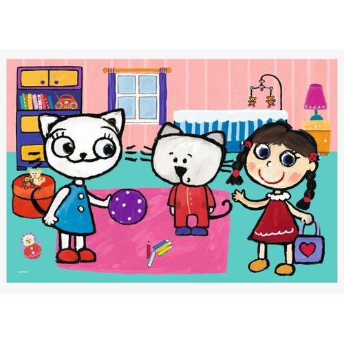 Kittykit With Friends - Puzzle 60 Pièces