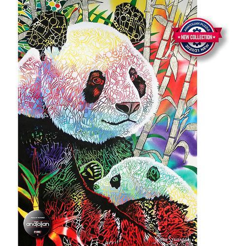 Rainbow Panda - Puzzle 1000 Pièces