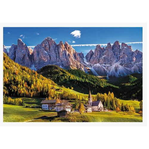 Val Di Funes Valley, Dolomites, Italy - Puzzle 1500 Pièces