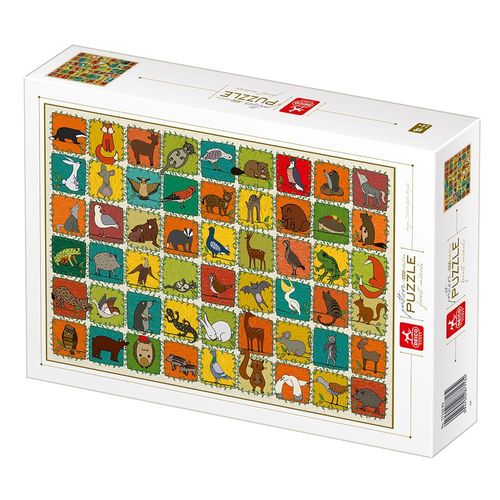 Pattern Forest Animals - Puzzle 1000 Pièces