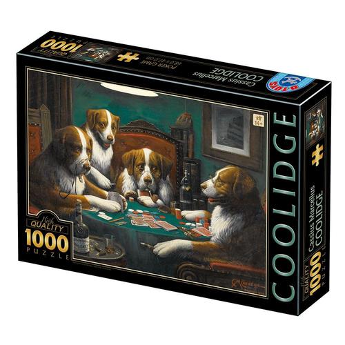 Cassius Marcellus Coolidge - Poker Game - Puzzle 1000 Pièces
