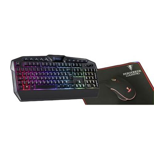 Pack Gaming 3 en 1 - Clavier -Souris-Tapis RGB Backlights THOR GX800 COMBO