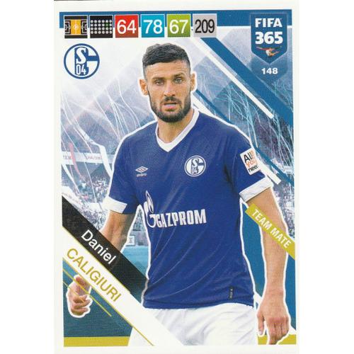 N° 148 - Carte Panini Foot Adrenalyn Xl - Fifa 365 - 2019 - Daniel Caligiuri - Schalke 04