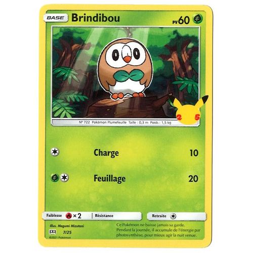 Carte Pokemon - Brindibou 7/25 - Promo Mcdo 2021 Fr