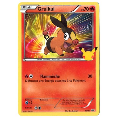 Carte Pokemon - Gruikui 13/25 - Promo Mcdo 2021 Fr