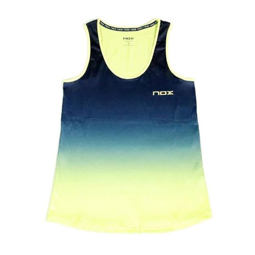 Vetements: T-Shirt Nox Pro Bleu Lime Femme-Taille-Xs