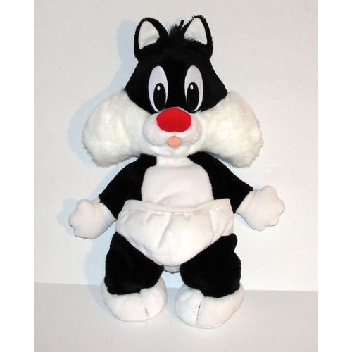 Peluche Sylvestre Tiny Toons Range Pyjama Doudou Chat Gros Minet Jemini 2004