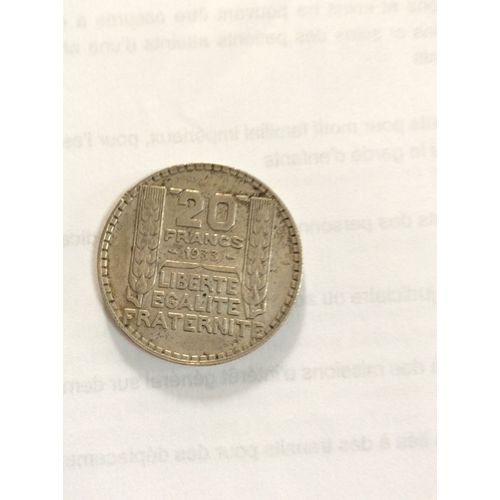 Pièce 20 Francs Argent