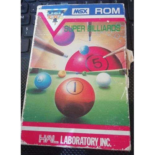 Super Billiards Ordinateur Msx Rom