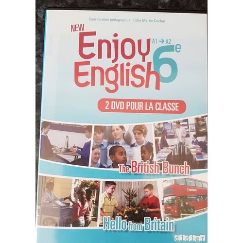 New Enjoy English 6e - Coffret 2 Dvd Classe