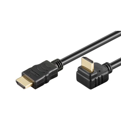 Goobay 1m High Speed Hdmi 270° Kabel Mit Ethernet, - 4k (3840x2160),