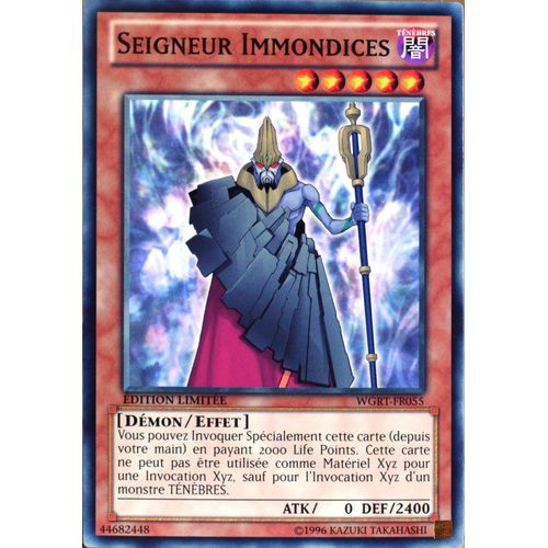 Carte Yu-Gi-Oh Wgrt-Fr055 Seigneur Immondices Commune Neuf Fr
