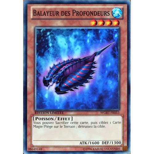 Carte Yu-Gi-Oh Wgrt-Fr053 Balayeur Des Profondeurs Commune Neuf Fr