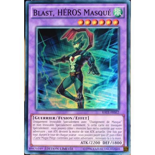 Carte Yu-Gi-Oh Rate-Frse2 Blast, Heros Masqué (Masked Hero Blast) - Super Rare Neuf Fr