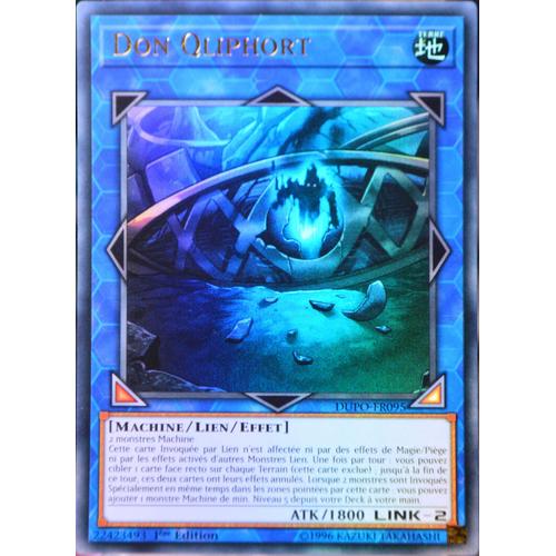 Carte Yu-Gi-Oh Dupo-Fr095 Don Qliphort (Qliphort Genius) - Ultra Rare Neuf Fr