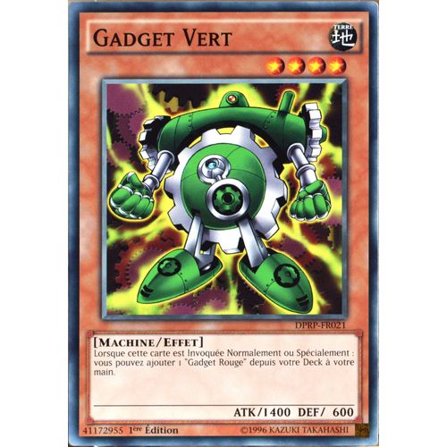 Carte Yu-Gi-Oh Dprp-Fr021 Gadget Vert (Green Gadget) - Commune Neuf Fr