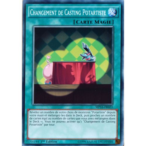 Carte Yu-Gi-Oh Mp16-Fr023 Changement De Casting Potartiste (Performapal Recasting) - Commune Neuf Fr