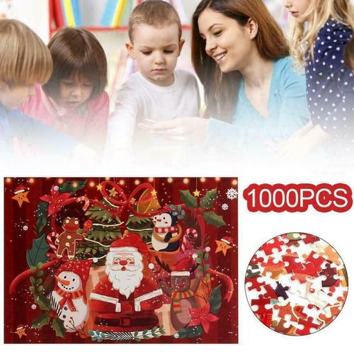 Puzzle Joyeux Noël grand puzzle 1000 pièces Education Pour Enfant Adulte Cadeau 