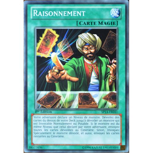 Carte Yu-Gi-Oh Sp14-Fr041 Raisonnement (Reasoning) - Commune Neuf Fr