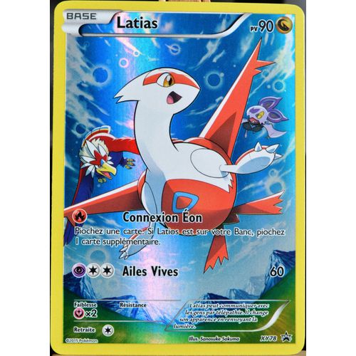Carte Pokémon Xy78 Latias 90 Pv - Full Art Promo Neuf Fr