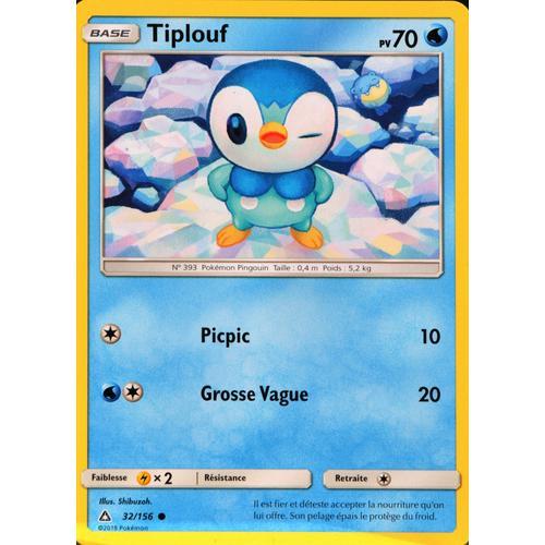 Carte Pokémon 32/156 Tiplouf Sl5 - Soleil Et Lune - Ultra Prisme Neuf Fr