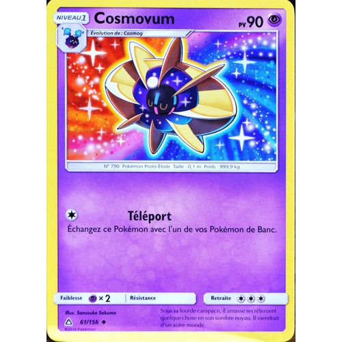 Carte Pokémon 61/156 Cosmovum Sl5 - Soleil Et Lune - Ultra Prisme Neuf Fr