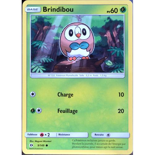 Carte Pokémon 9/149 Brindibou 60 Pv Sm1 - Soleil Et Lune Neuf Fr