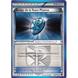 Carte Pokémon Badge De La Team Plasma 104/116 Glaciation Plasma Neuf Fr