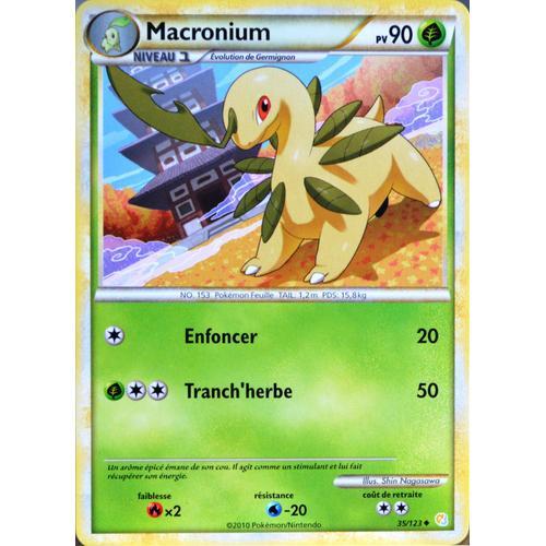 Carte Pokémon 35/123 Macronium 90 Pv Heartgold Soulsilver Neuf Fr