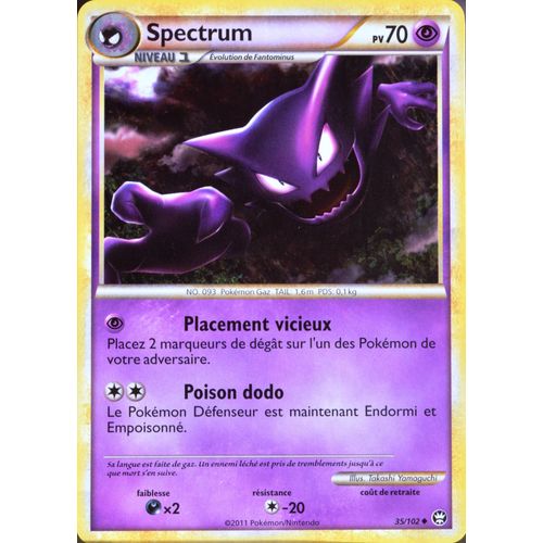 Carte Pokémon 35/102 Spectrum 70 Pv Hs Triomphe Neuf Fr