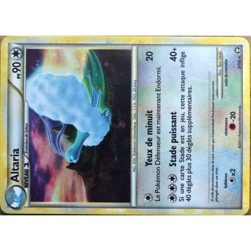 Carte Pokémon 2/102 Altaria 90 Pv Hs Triomphe Neuf Fr