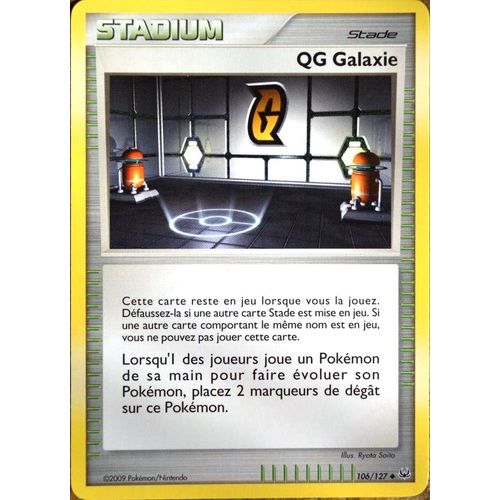 Carte Pokémon 106/127 Qg Galaxie Platine Neuf Fr