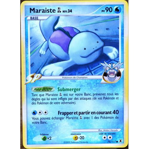 Carte Pokémon 76/111 Maraiste Gym Leader Platine Rivaux Émergents Neuf Fr