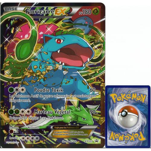 Carte Pokémon Xy123 Florizarre Ex Jumbo 180 Pv - Full Art Promo Neuf Fr