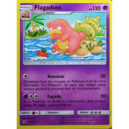 Carte Pokémon 49/145 Flagadoss 110 Pv Sl2 - Soleil Et Lune - Gardiens Ascendants Neuf Fr