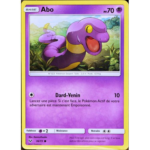 Carte Pokémon 36/73 Abo 70 Pv Sl3.5 Légendes Brillantes Neuf Fr