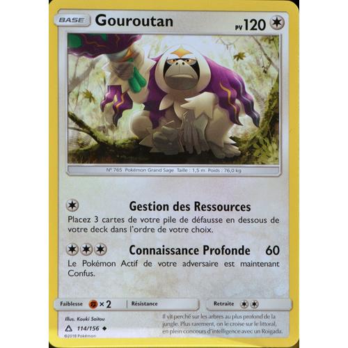 Carte Pokémon 114/156 Gouroutan Sl5 - Soleil Et Lune - Ultra Prisme Neuf Fr