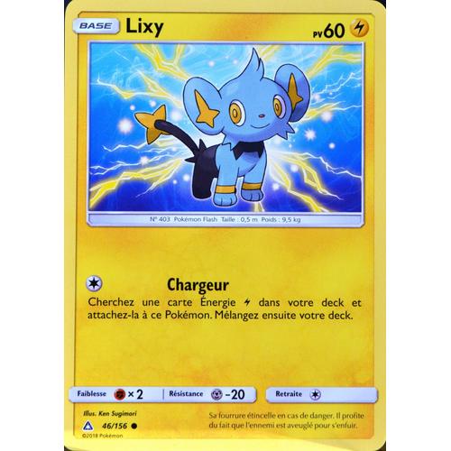 Carte Pokémon 46/156 Lixy Sl5 - Soleil Et Lune - Ultra Prisme Neuf Fr