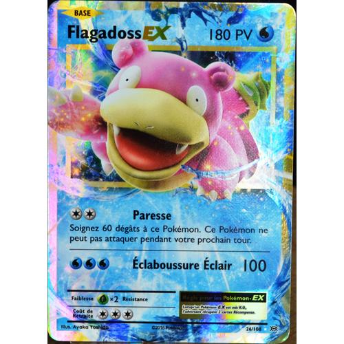 Carte Pokémon 26/108 Flagadoss Ex 180 Pv Xy - Evolutions  Neuf Fr