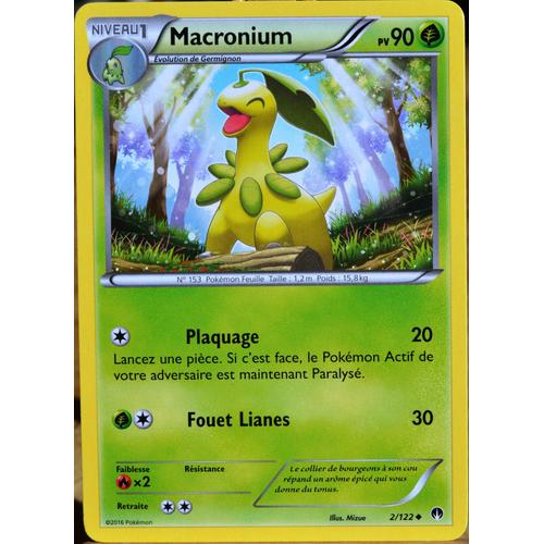 Carte Pokémon 2/122 Macronium 90 Pv Xy09 - Rupture Turbo Neuf Fr