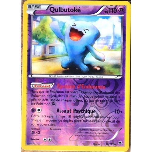 Carte Pokémon 36/119 Qulbutoké 110 Pv - Reverse Xy04 Vigueur Spectrale Neuf Fr
